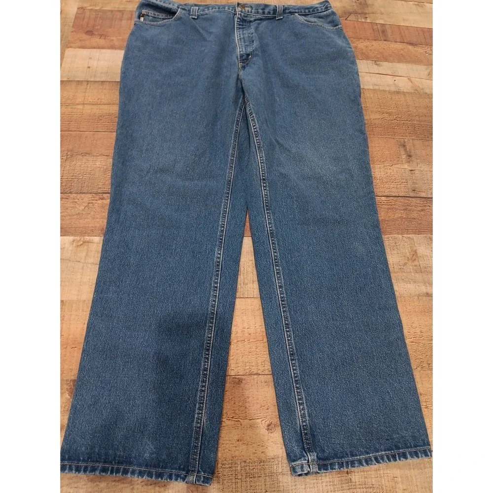 Carhartt FR Jeans Men 44x34 Flame Resistant HRC2‎ Workwear 280-83 Denim (2608)
